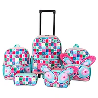 Cute 3D Bunny Ear Back to School Bag Set